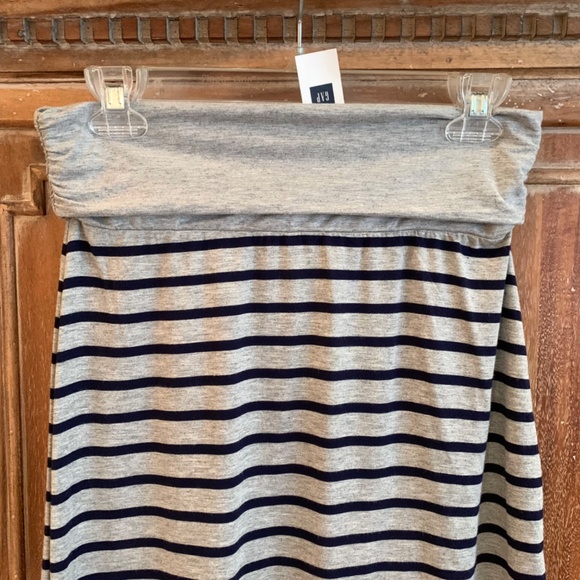 GAP Foldover Striped Stretch Skirt Size Small - Picture 3 of 11